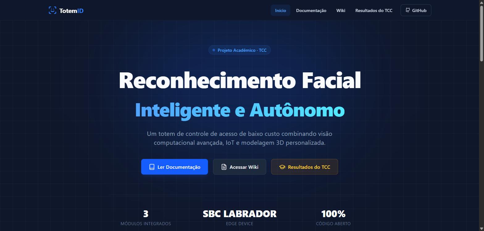 Totem — interface web do sistema